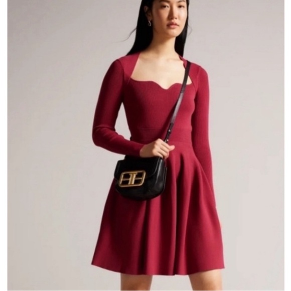 Ted Baker Dresses & Skirts - Ted Baker Ted Baker London Viennia Long Sleeve Sweater DressSz US 14 Or Ted Sz 6